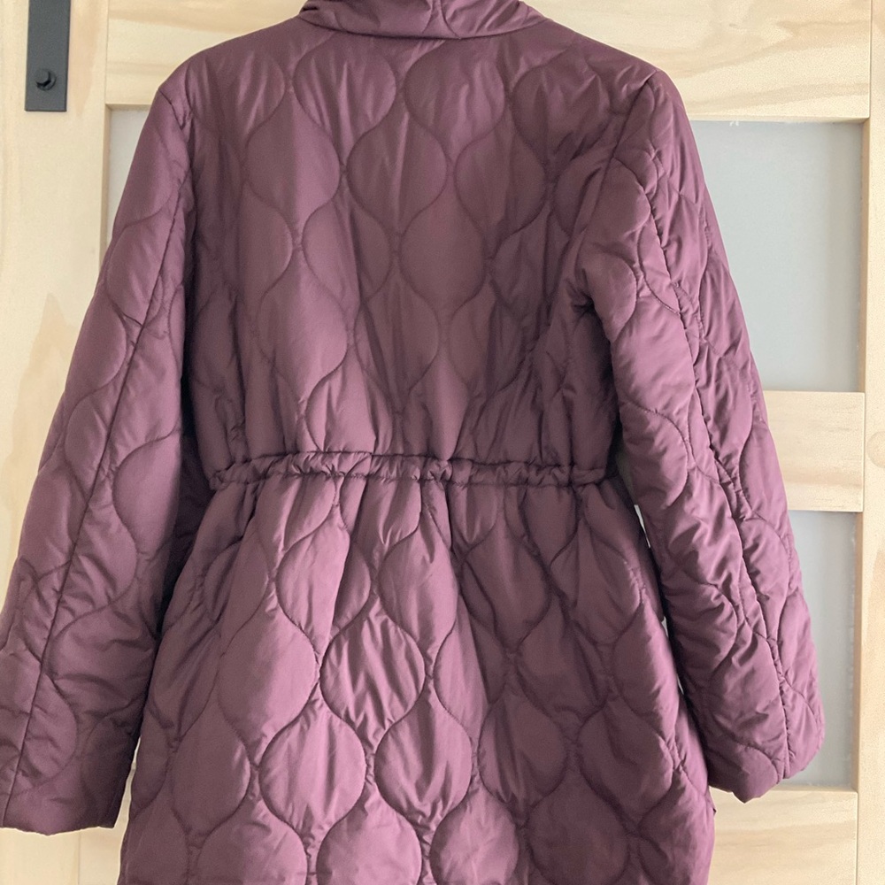 Zella Purple Quilted Jacket Medium - Picture 4 of 7